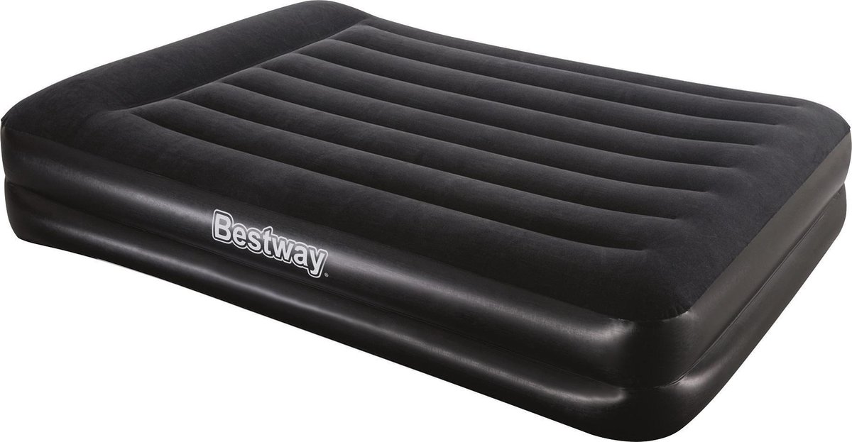 Bestway Premium+ Queen Luchtbed, 2 persoons - 203 x 152 x 46 cm - Negro