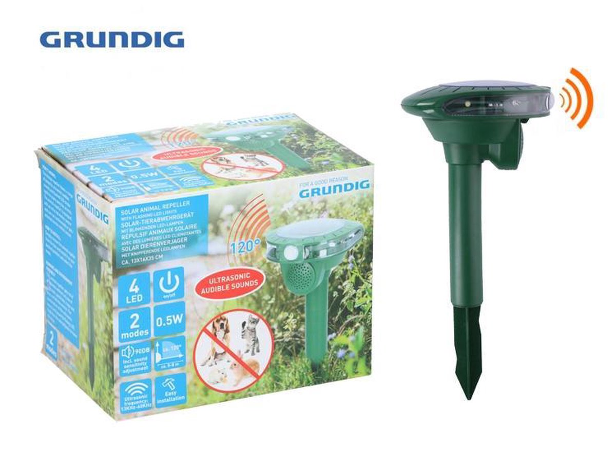 Grundig Ongedierteverjager Solar Ultrasoon - 1 st