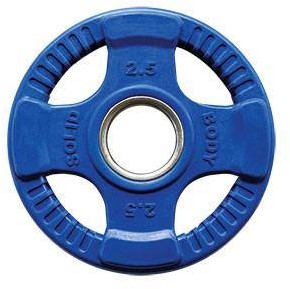 Body-Solid Gekleurde Olympische Rubber Halterschijf 2,5 kg - Blauw