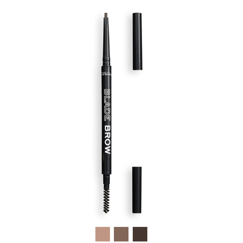 Blade Brow Pencil Brown - licht tot donkerbruin haar, koele/askleurige ondertoon.