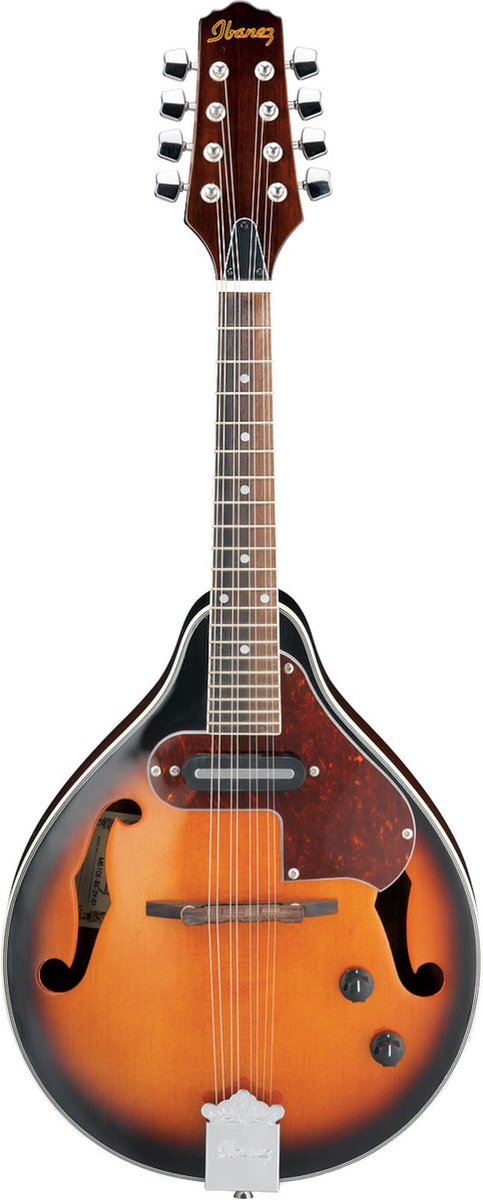 Ibanez M510E-BS elektrisch-akoestische mandoline brown sunburst