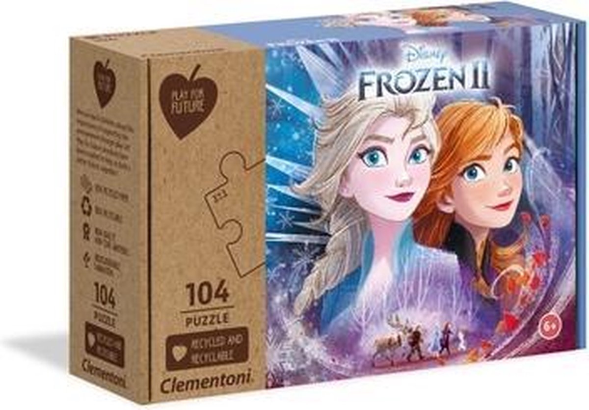 Clementoni Legpuzzel Disney Frozen Ii Meisjes 104 Stukjes