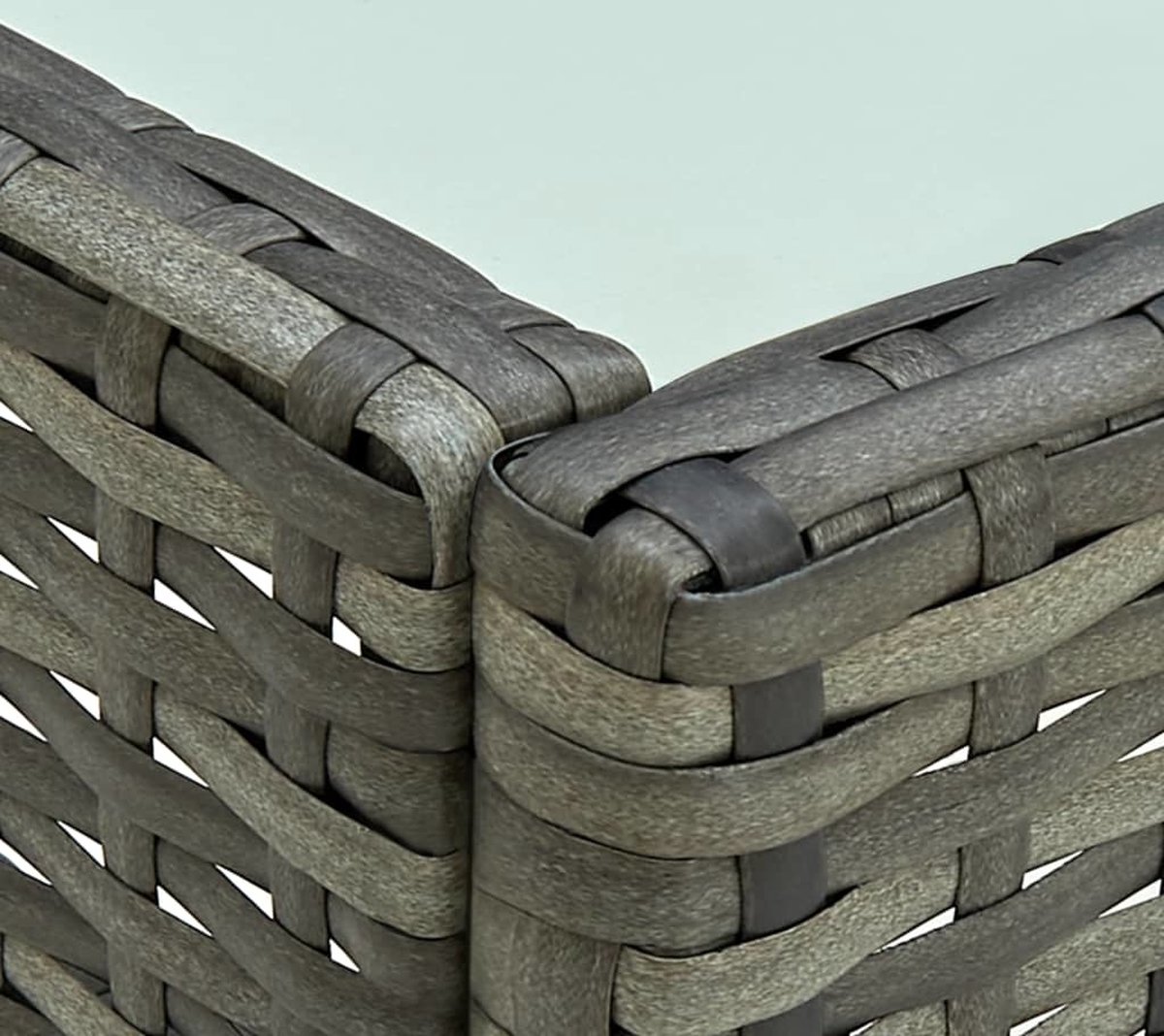 Vidaxl 5-delige Loungeset Met Kussens Poly Rattan - Grijs