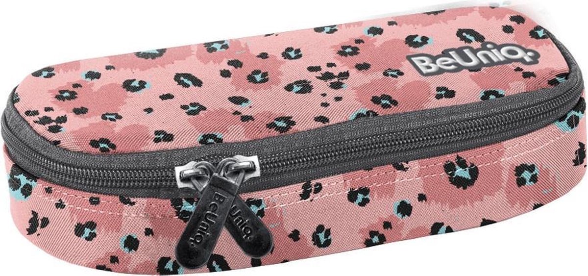 Beuniq Etui Luipaard - 23 X 10 X 5 Cm - - Roze