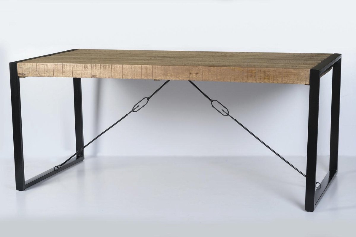 Livingfurn - Eettafel - Nairobi 180x90 Cm - Zwart