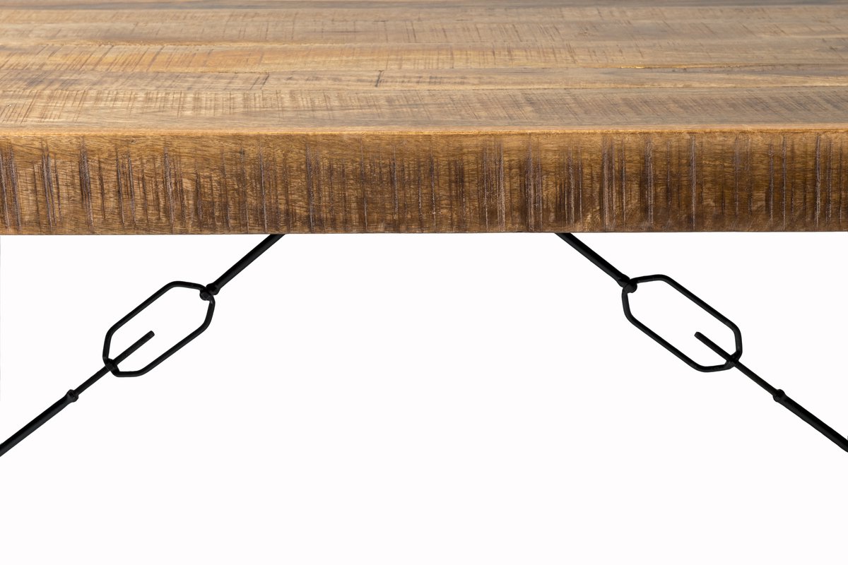 Livingfurn - Eettafel - Nairobi 180x90 Cm - Zwart