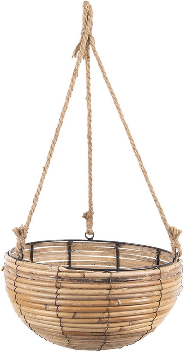 Clayre & Eef Opbergmanden (Set V 3) 6ro0511 (3) Ø 28*15 / 24*14 / - Bruin