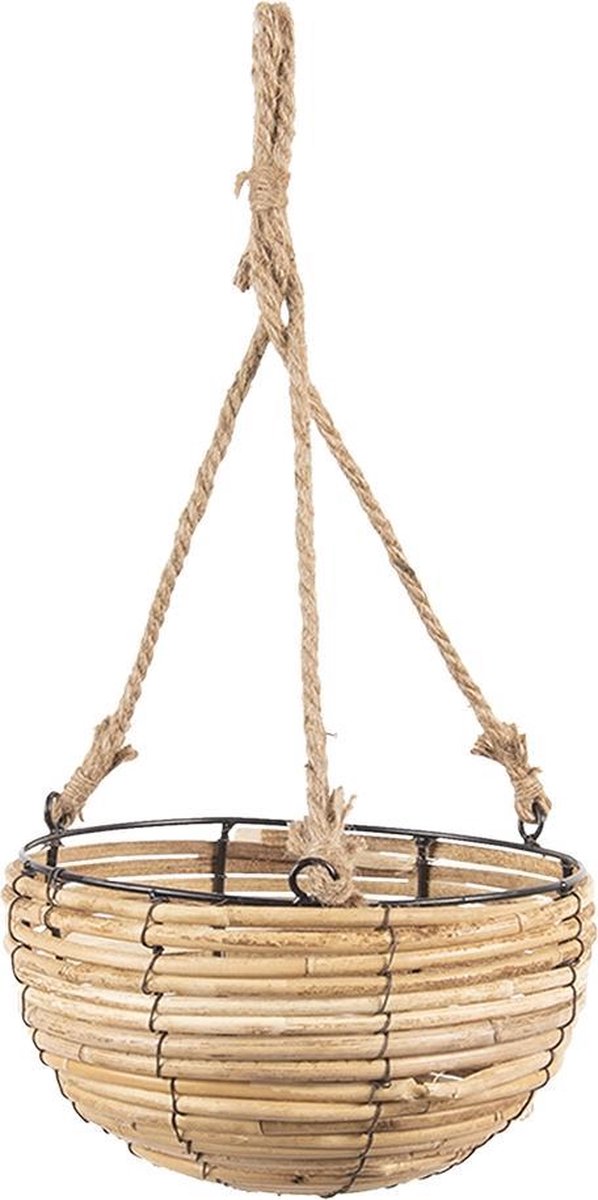 Clayre & Eef Opbergmanden (Set V 3) 6ro0511 (3) Ø 28*15 / 24*14 / - Bruin