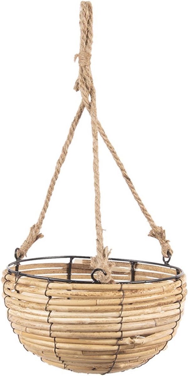 Clayre & Eef Opbergmanden (Set V 3) 6ro0511 (3) Ø 28*15 / 24*14 / - Bruin