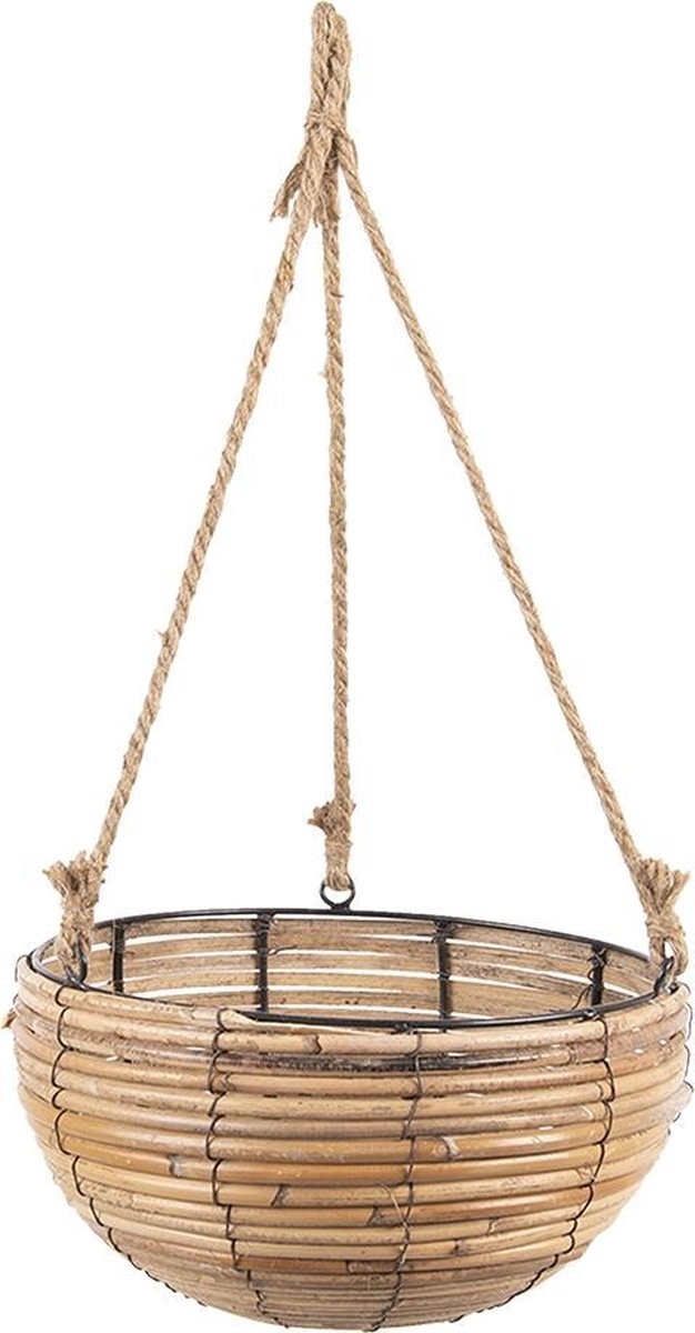 Clayre & Eef Opbergmanden (Set V 3) 6ro0511 (3) Ø 28*15 / 24*14 / - Bruin