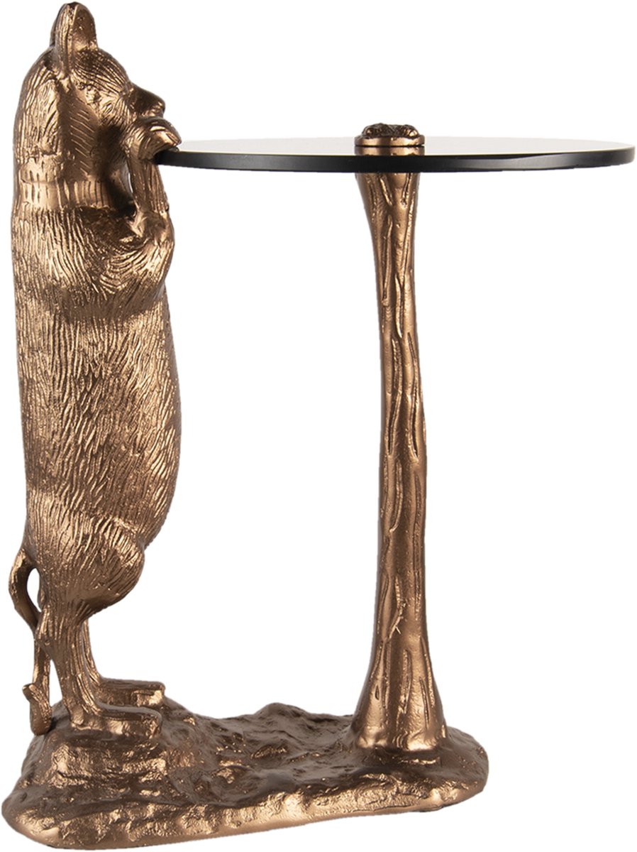 Clayre & Eef Bijzettafel 51x36x30 Cm 6al0051