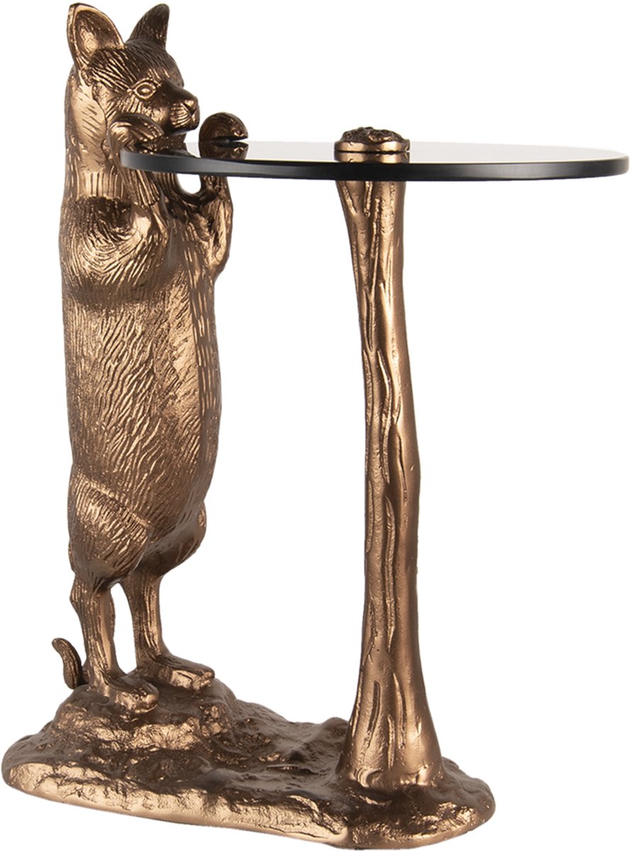 Clayre & Eef Bijzettafel 51x36x30 Cm 6al0051