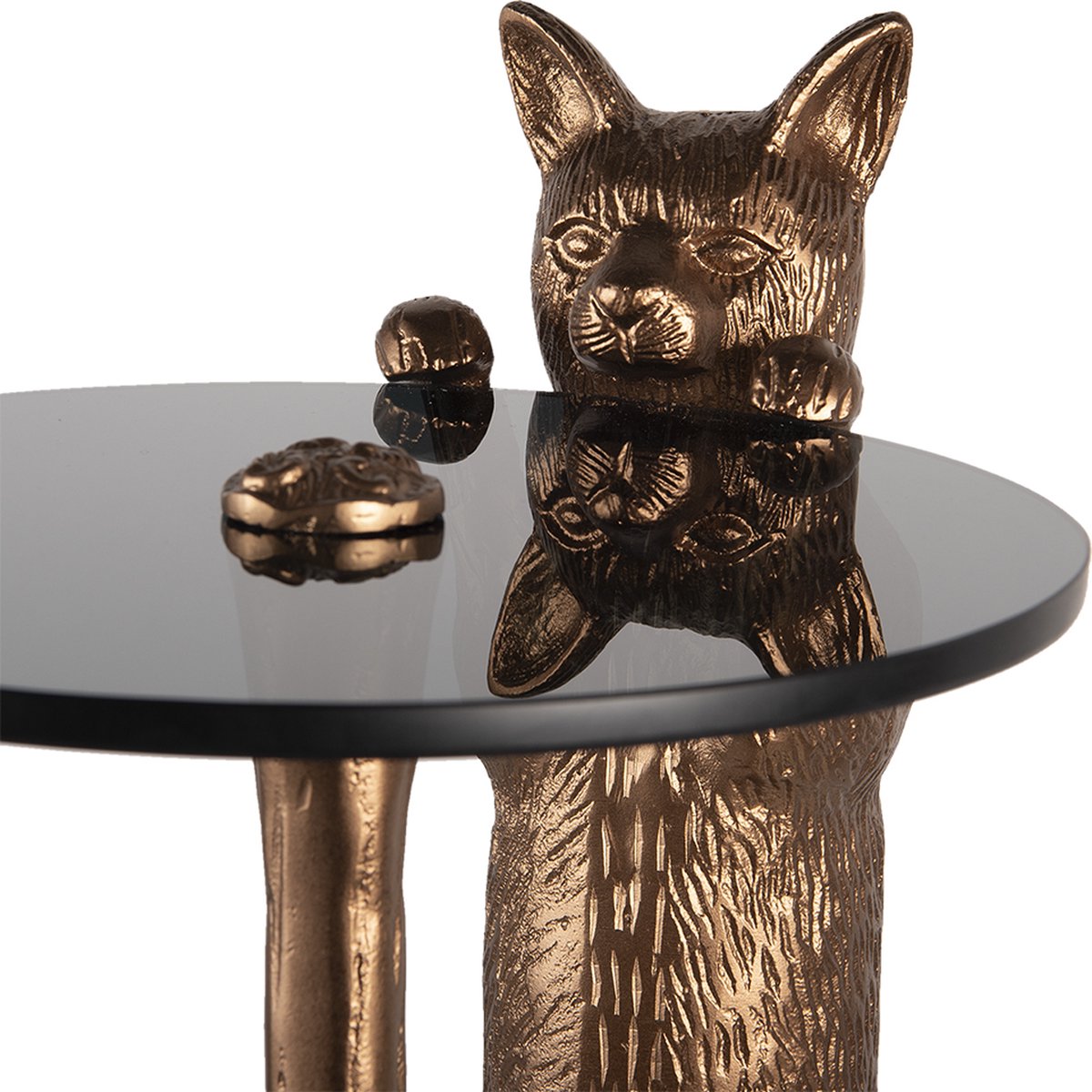 Clayre & Eef Bijzettafel 51x36x30 Cm 6al0051