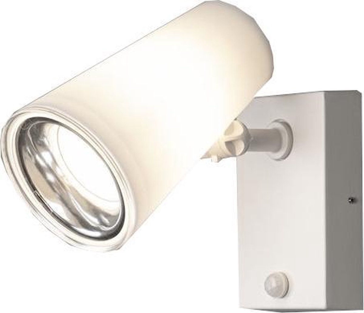 Konstsmide Wandlamp Fano Sensor 25w 230v Staal 22 Cm - Wit