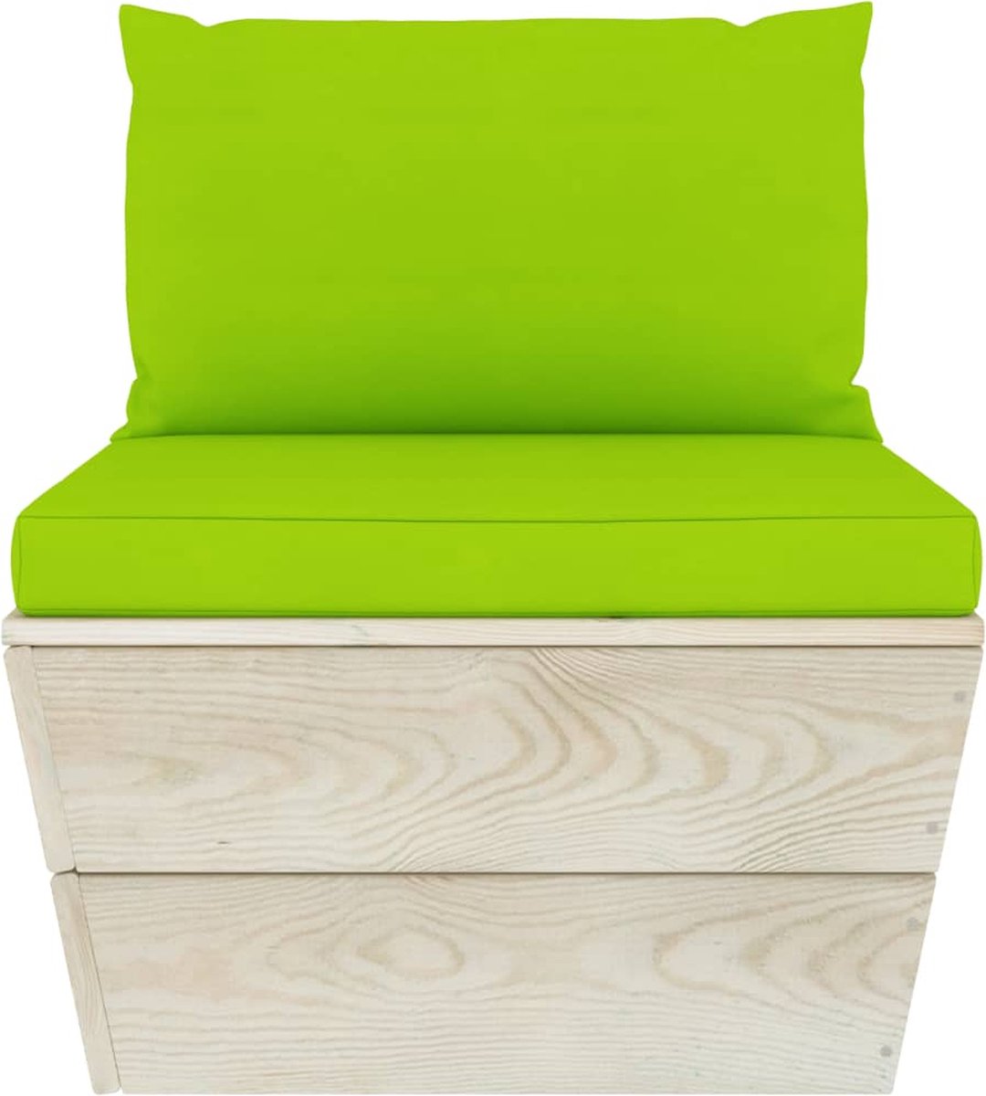 Vidaxl 8-delige Loungeset Met Kussens Pallet Vurenhout - Groen