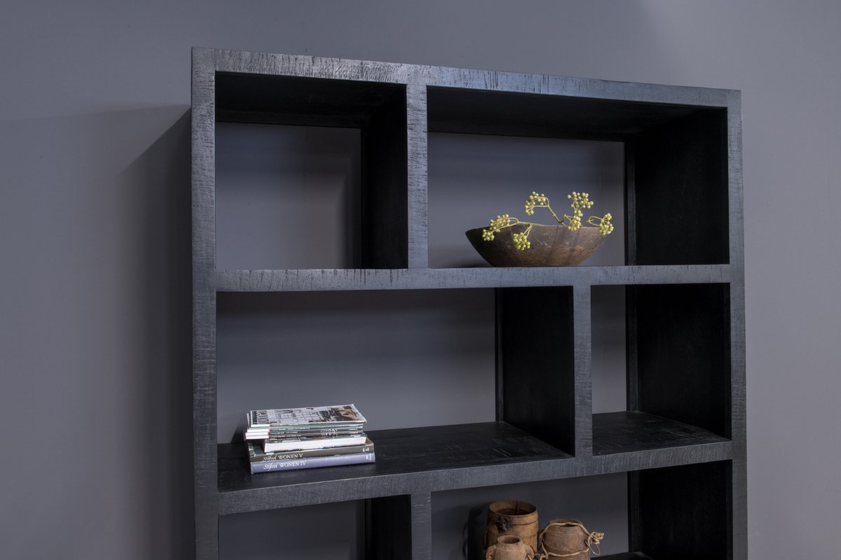 Livingfurn - Kabinetkast - Jaxx 145cm - Zwart