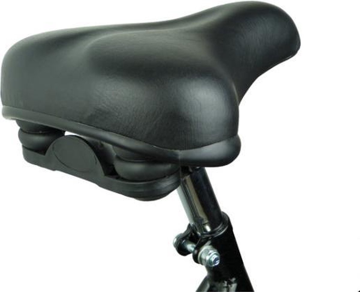 DRESCO Tour Fietzadel Gel Dames 26 X 20 Cm Kunstleer - Zwart