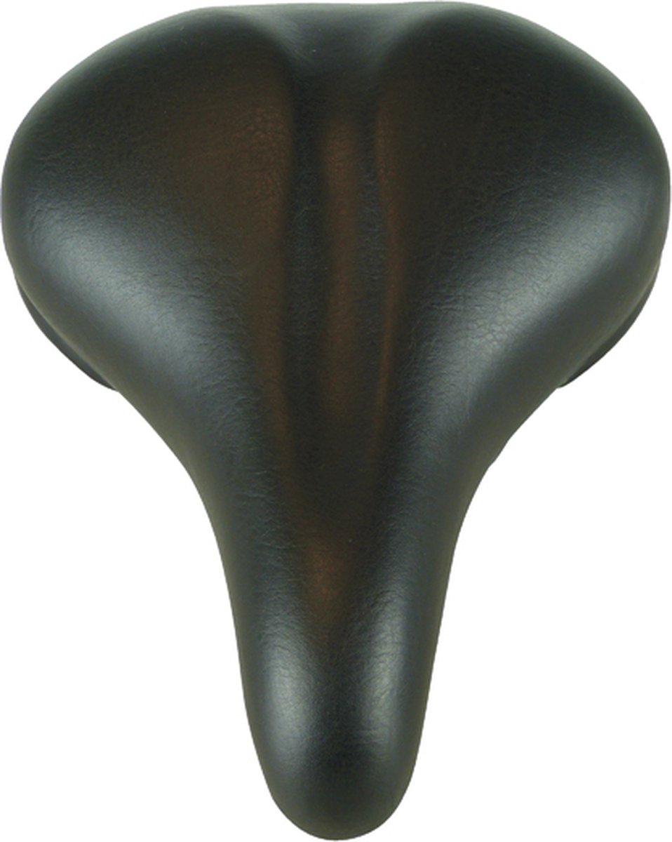 DRESCO Tour Fietzadel Gel Dames 26 X 20 Cm Kunstleer - Zwart