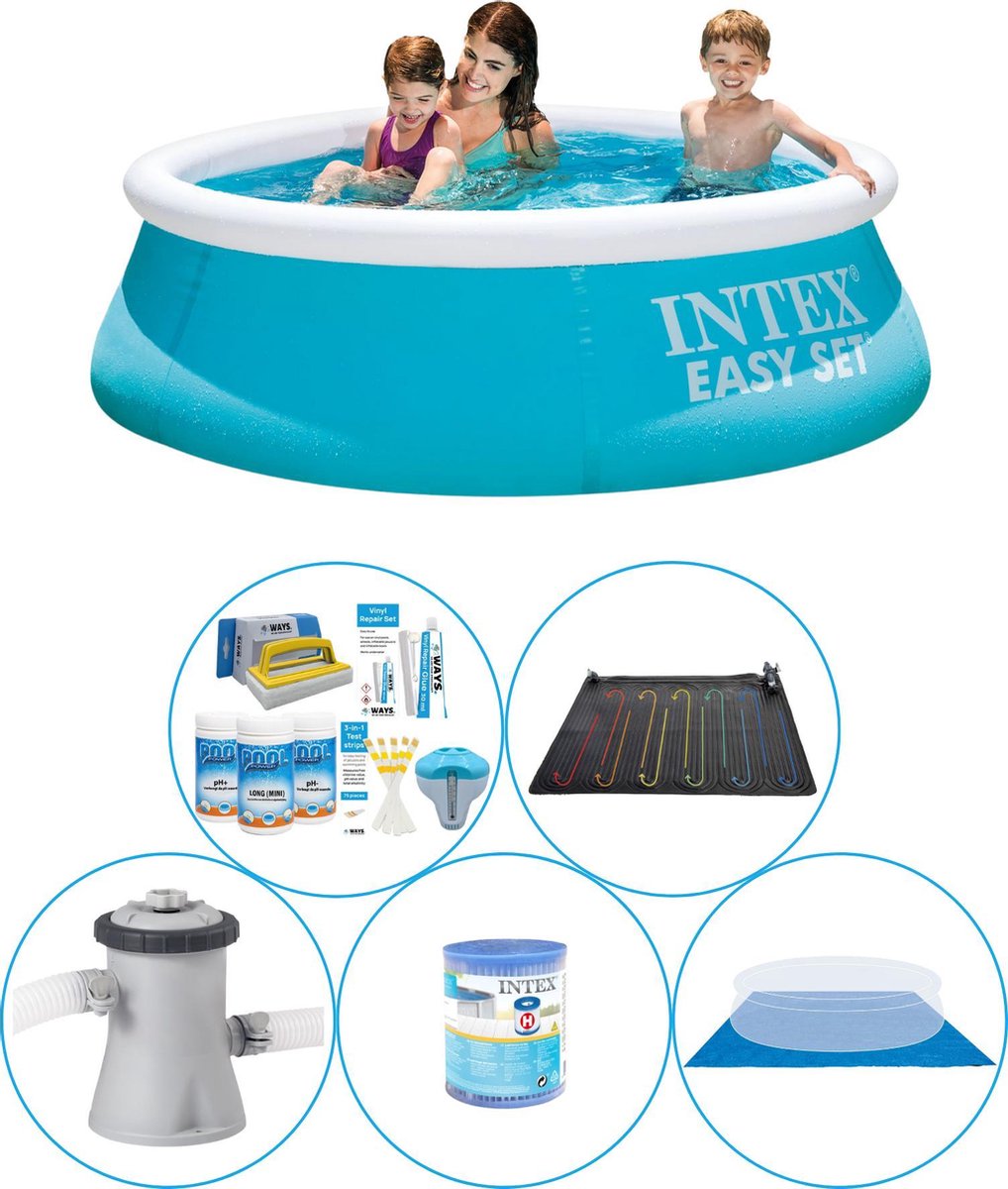 Intex Easy Set Rond 183x51 Cm - Zwembad Set - Blauw