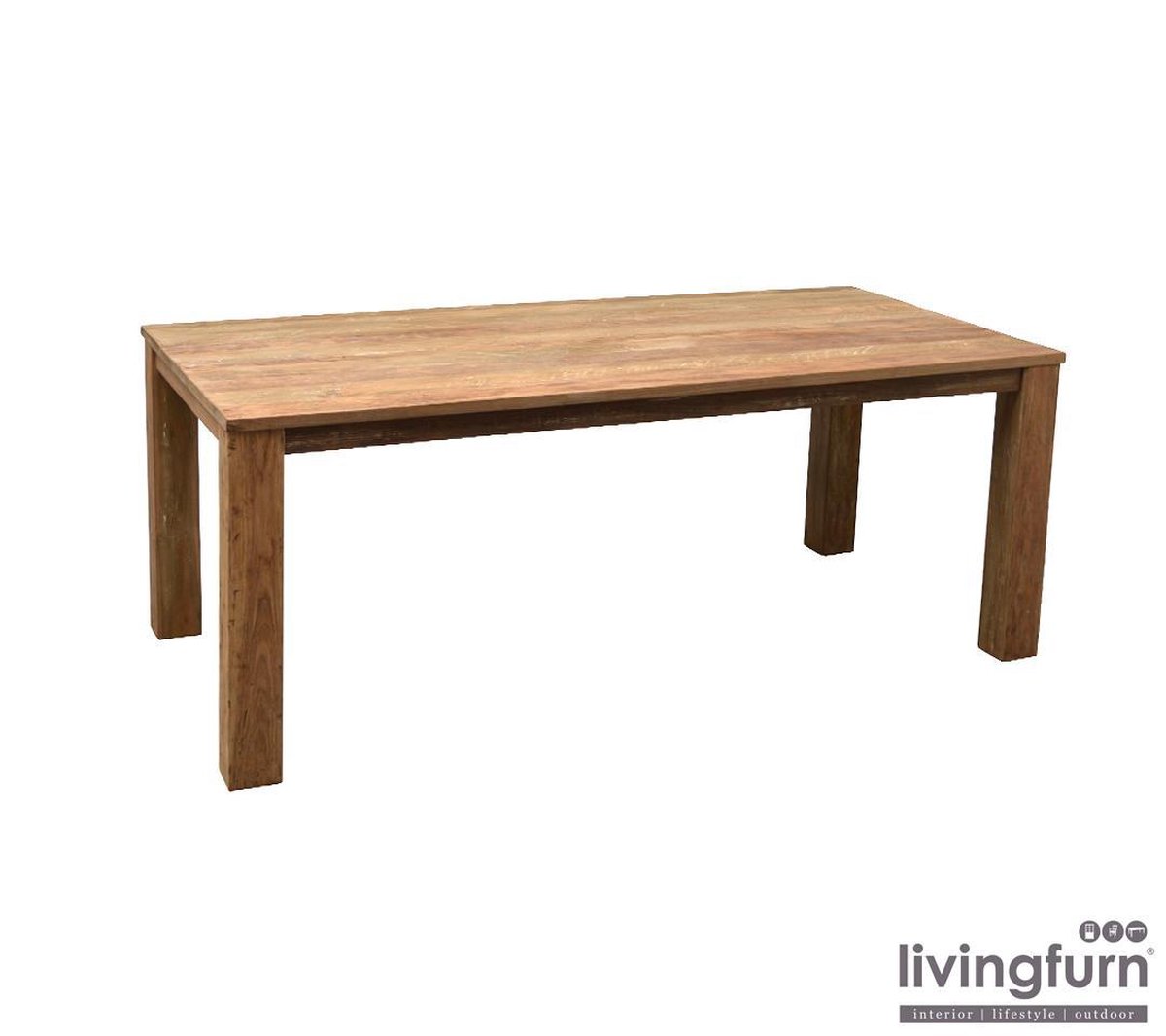 Livingfurn - Eettafel - Los Angeles 180x90 Cm - Bruin