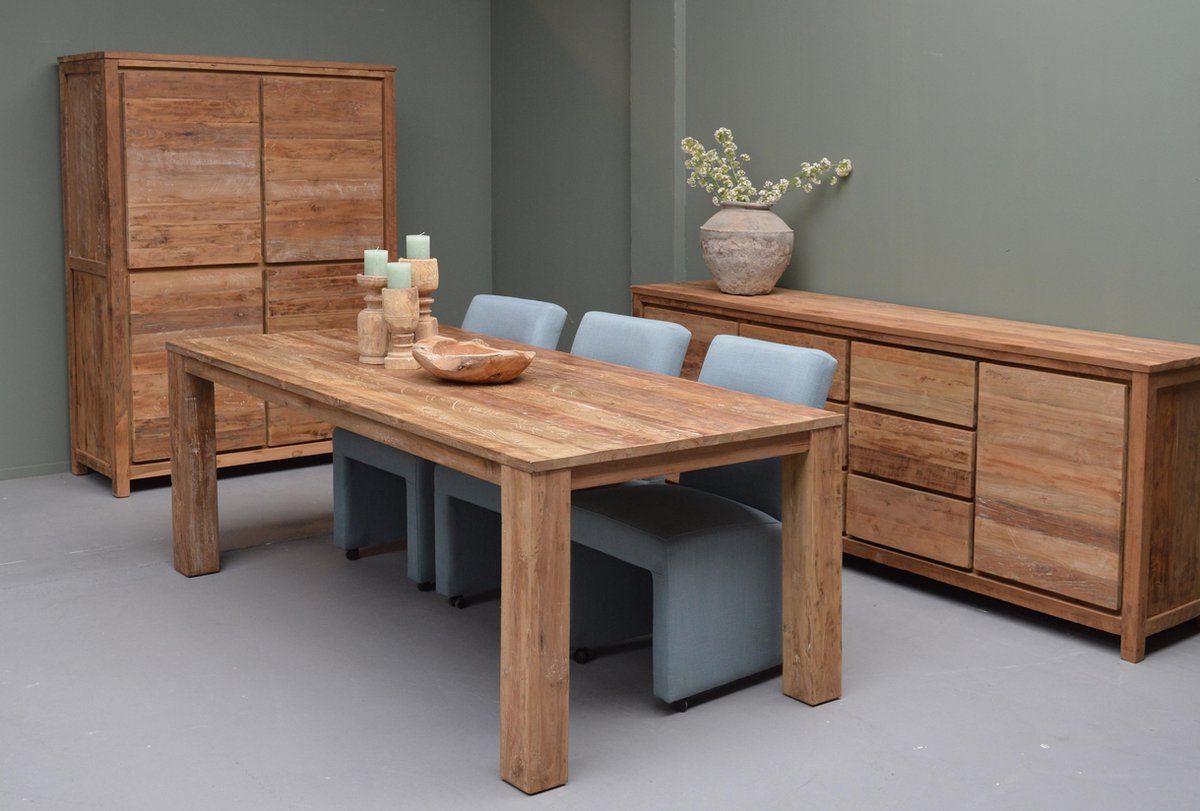 Livingfurn - Eettafel - Los Angeles 180x90 Cm - Bruin