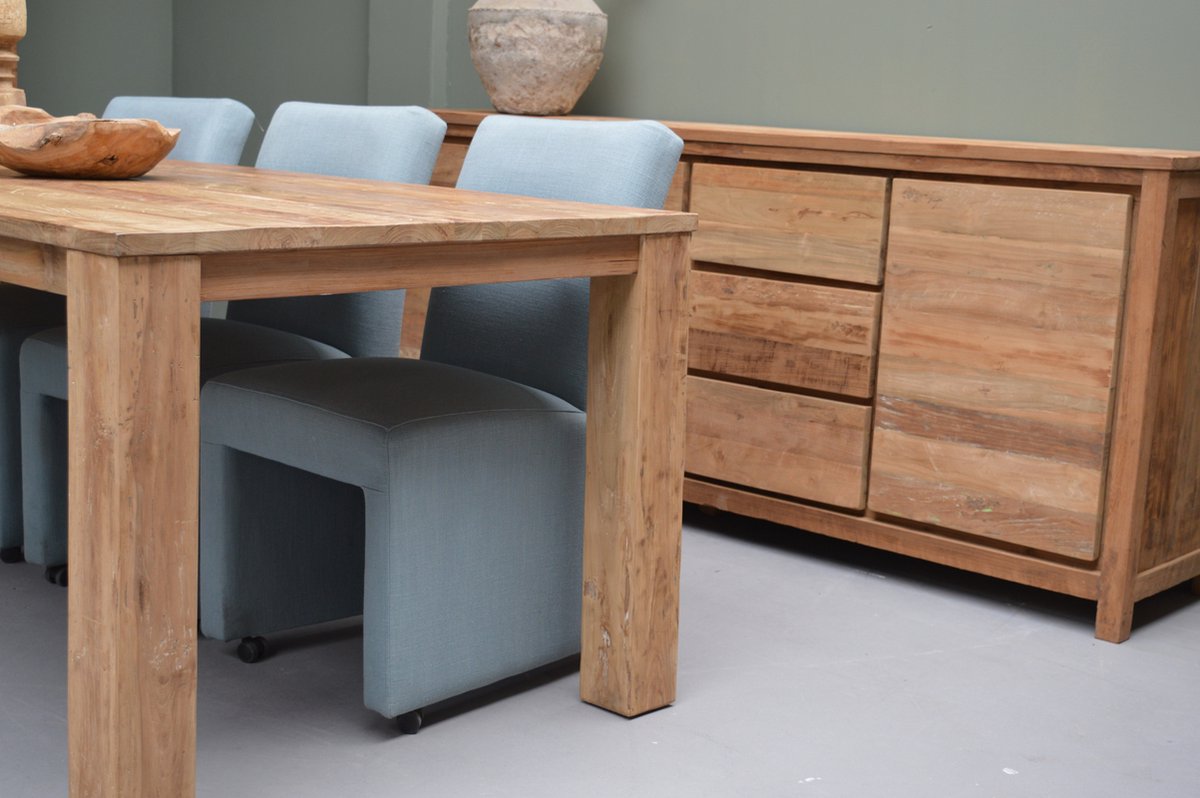 Livingfurn - Eettafel - Los Angeles 180x90 Cm - Bruin