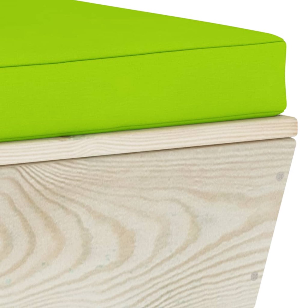 Vidaxl 3-delige Loungeset Met Kussens Pallet Vurenhout - Groen