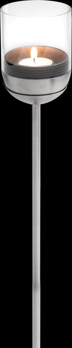 Höfats Windlicht Gravity 8 X 13 Cm Aluminium/glas Zilver - Silver