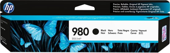 HP 980 - Inktcartridge / (D8J10A) - Zwart