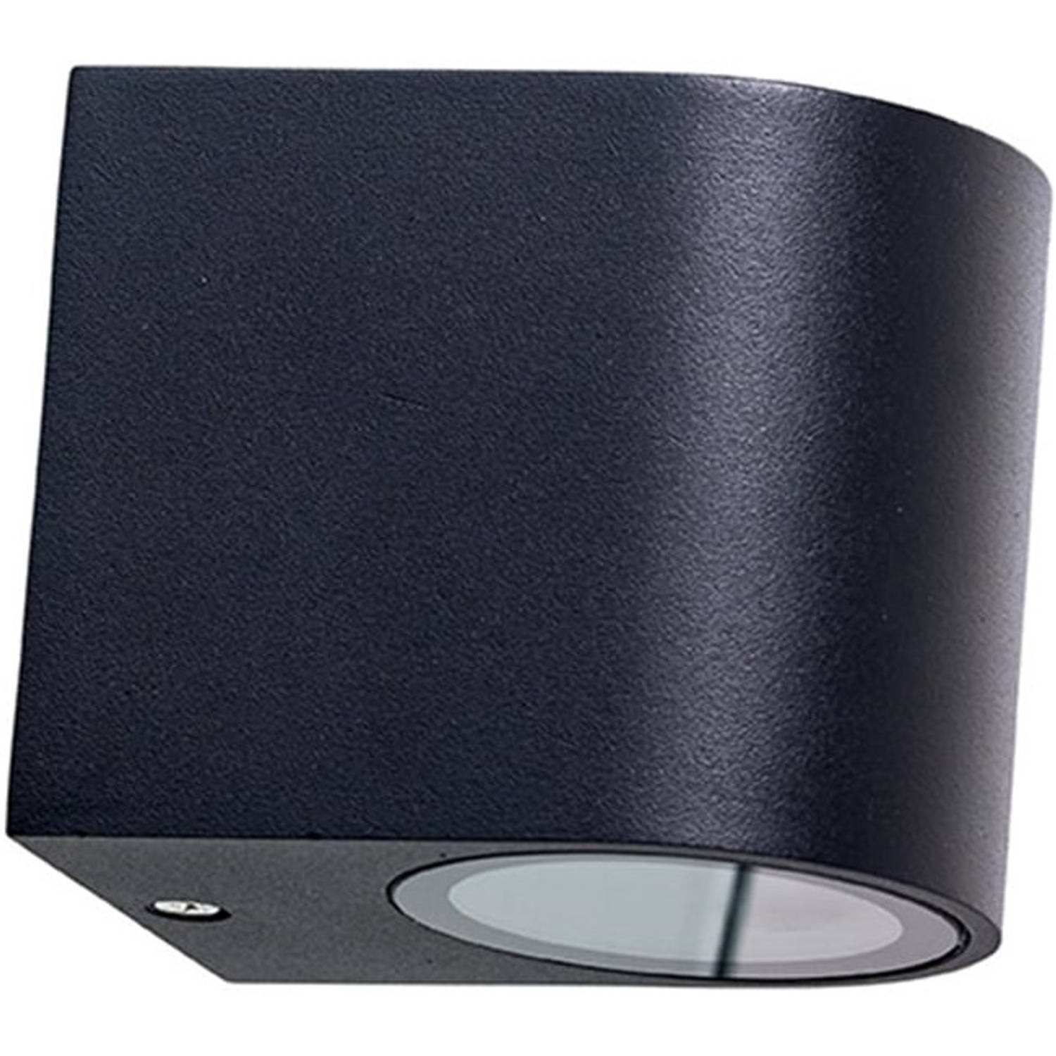 Dyberg Larsen Wandlamp Læsø Down Outdoor 35w Aluminium - Zwart