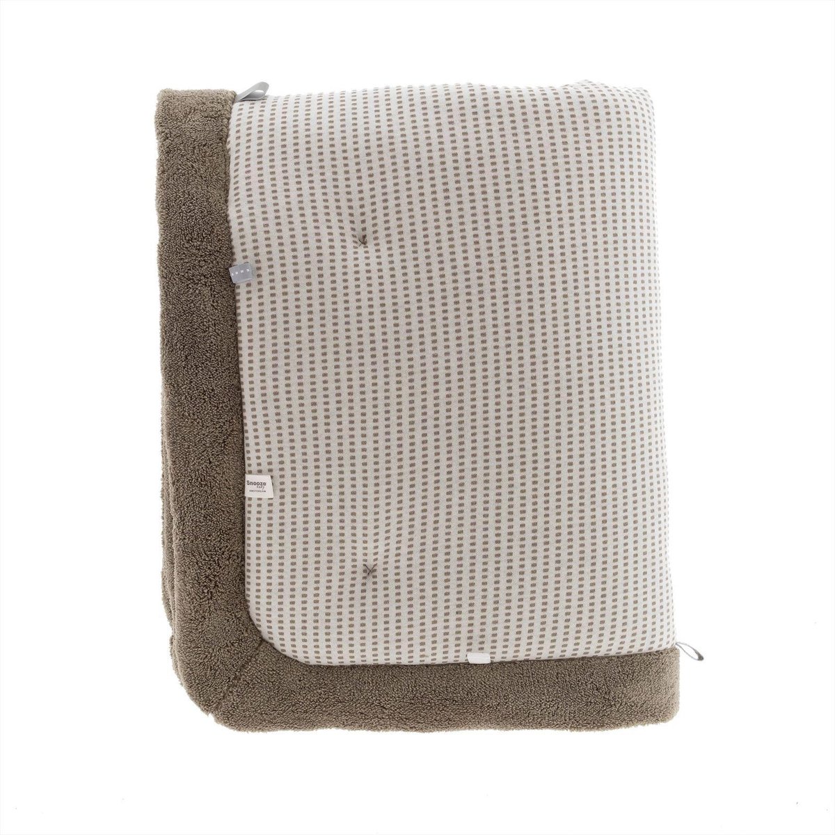 Snoozebaby Boxkleed Warm 75 X 95 Cm Katoen Donker - Bruin