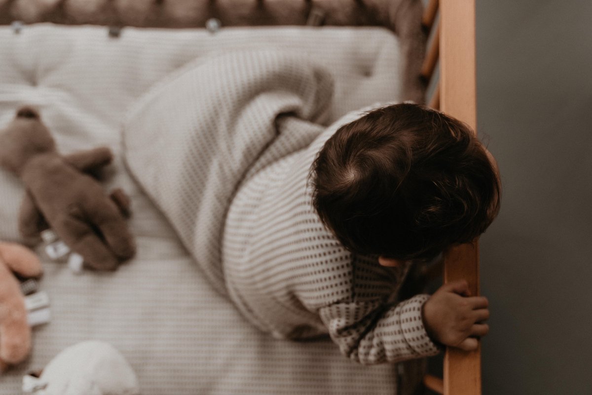 Snoozebaby Boxkleed Warm 75 X 95 Cm Katoen Donker - Bruin