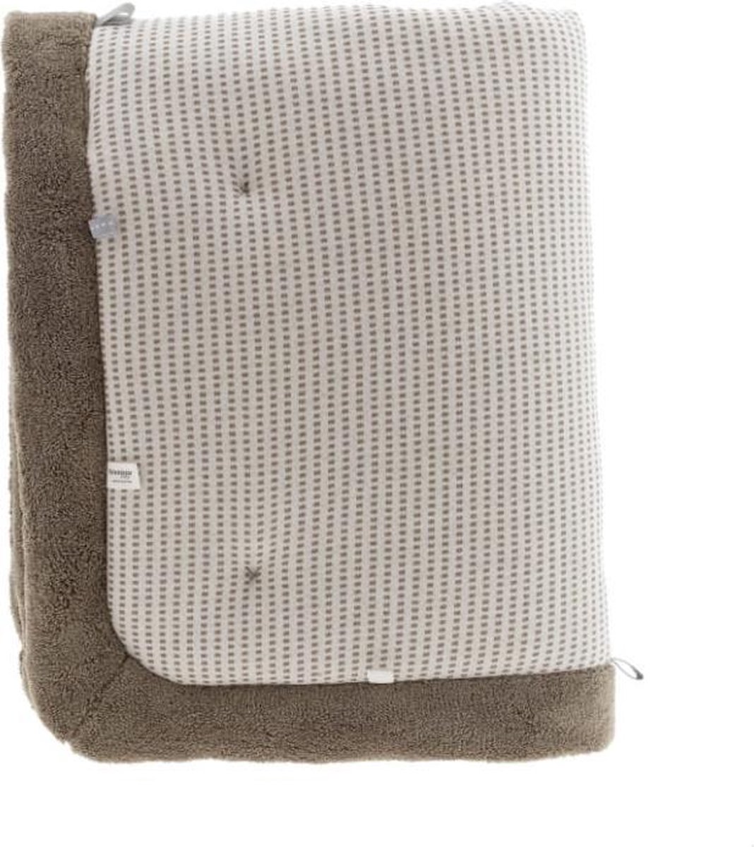 Snoozebaby Boxkleed Warm 75 X 95 Cm Katoen Donker - Bruin