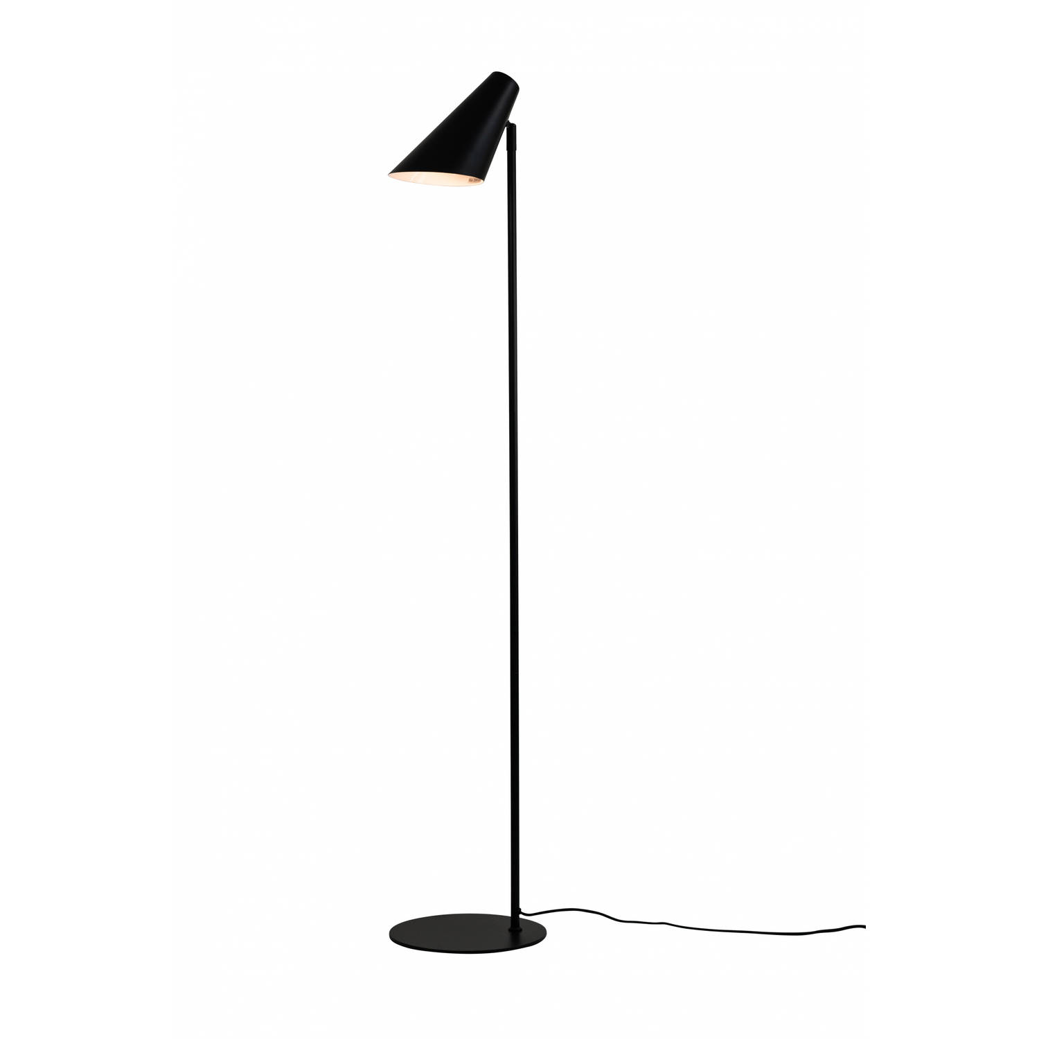 Dyberg Larsen Vloerlamp Cale 15,5 X 15,5 X 135 Cm Metaal - Zwart