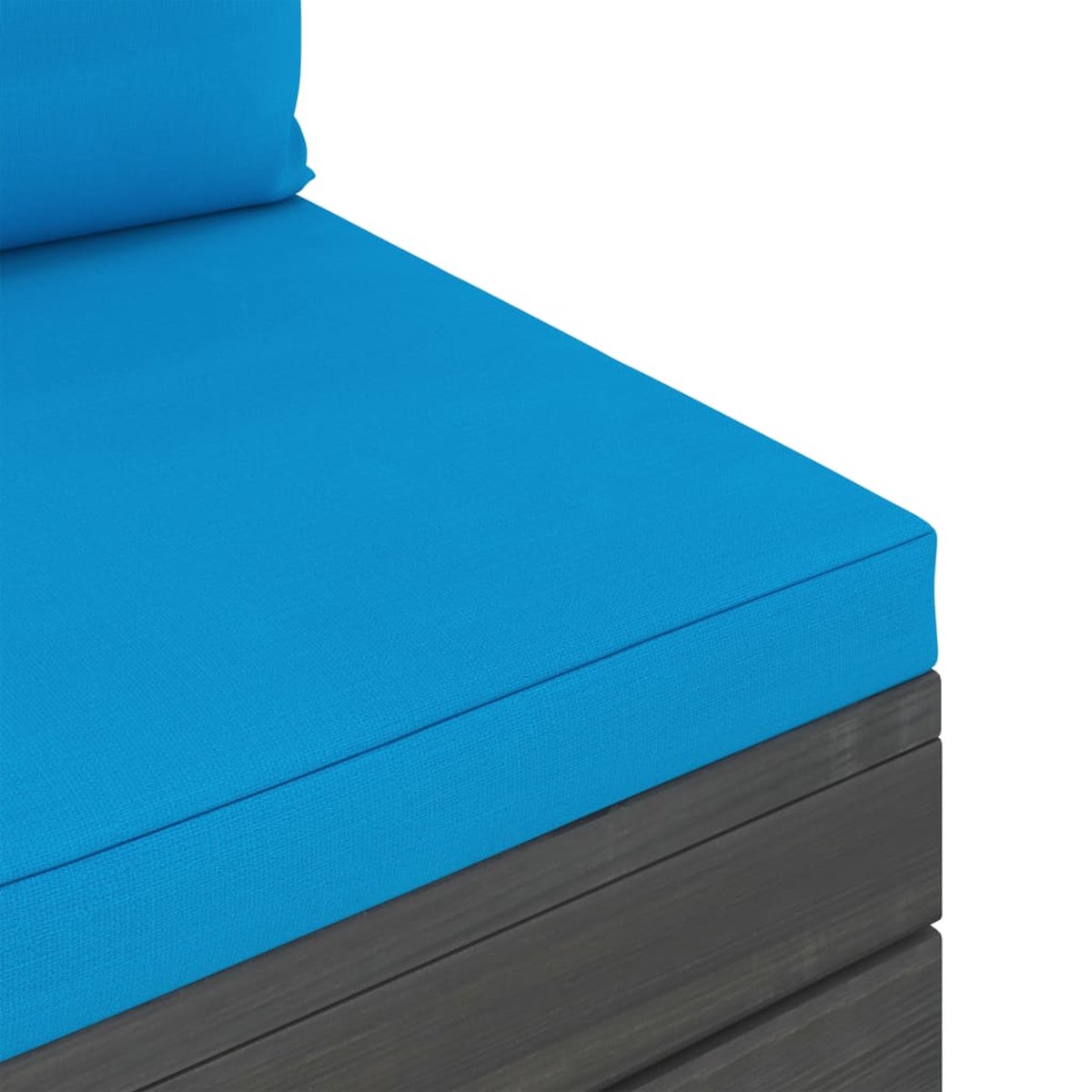 Vidaxl 6-delige Loungeset Met Kussens Pallet Grenenhout - Blauw