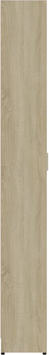 Vidaxl Gangkast 55x25x189 Cm Spaanplaat Sonoma Eikenkleurig - Bruin