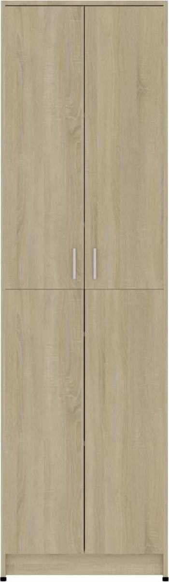 Vidaxl Gangkast 55x25x189 Cm Spaanplaat Sonoma Eikenkleurig - Bruin