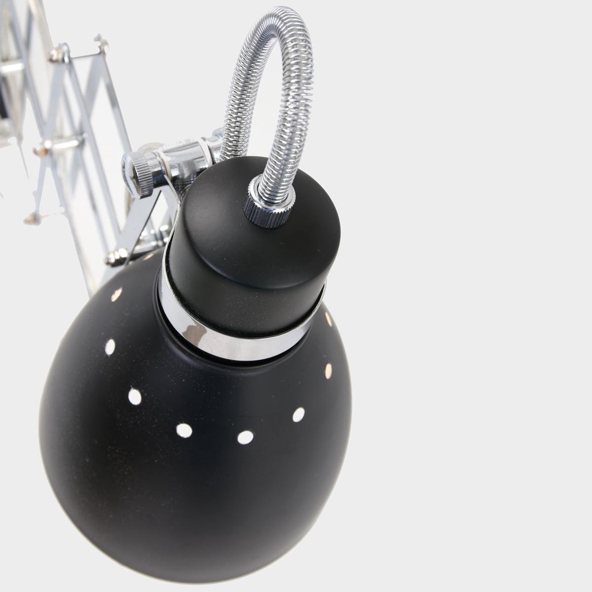 Lightning - Moderne Wandlamp 1-l. Scharnier - - Zwart