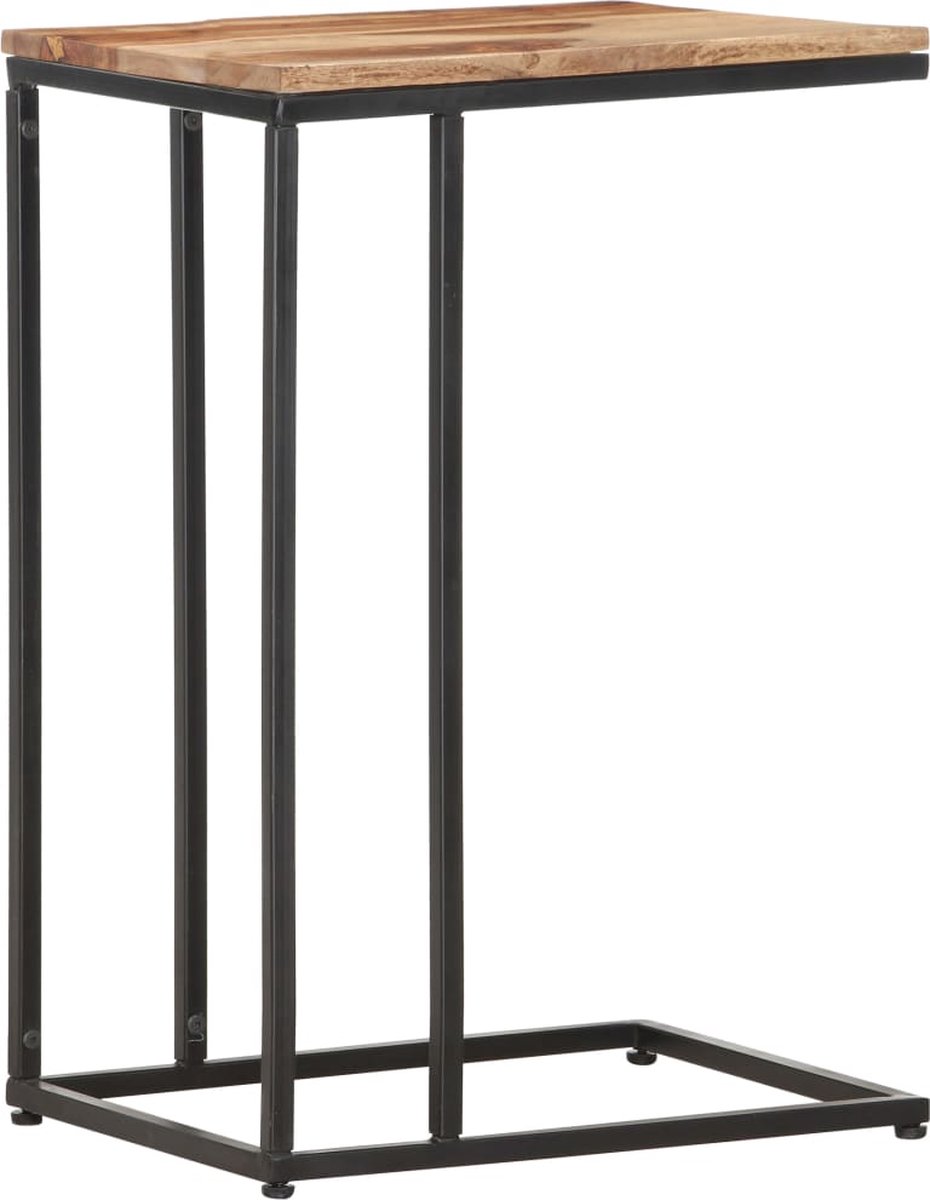 Vidaxl Bijzettafel 35x45x65 Cm Massief Sheeshamhout - Bruin