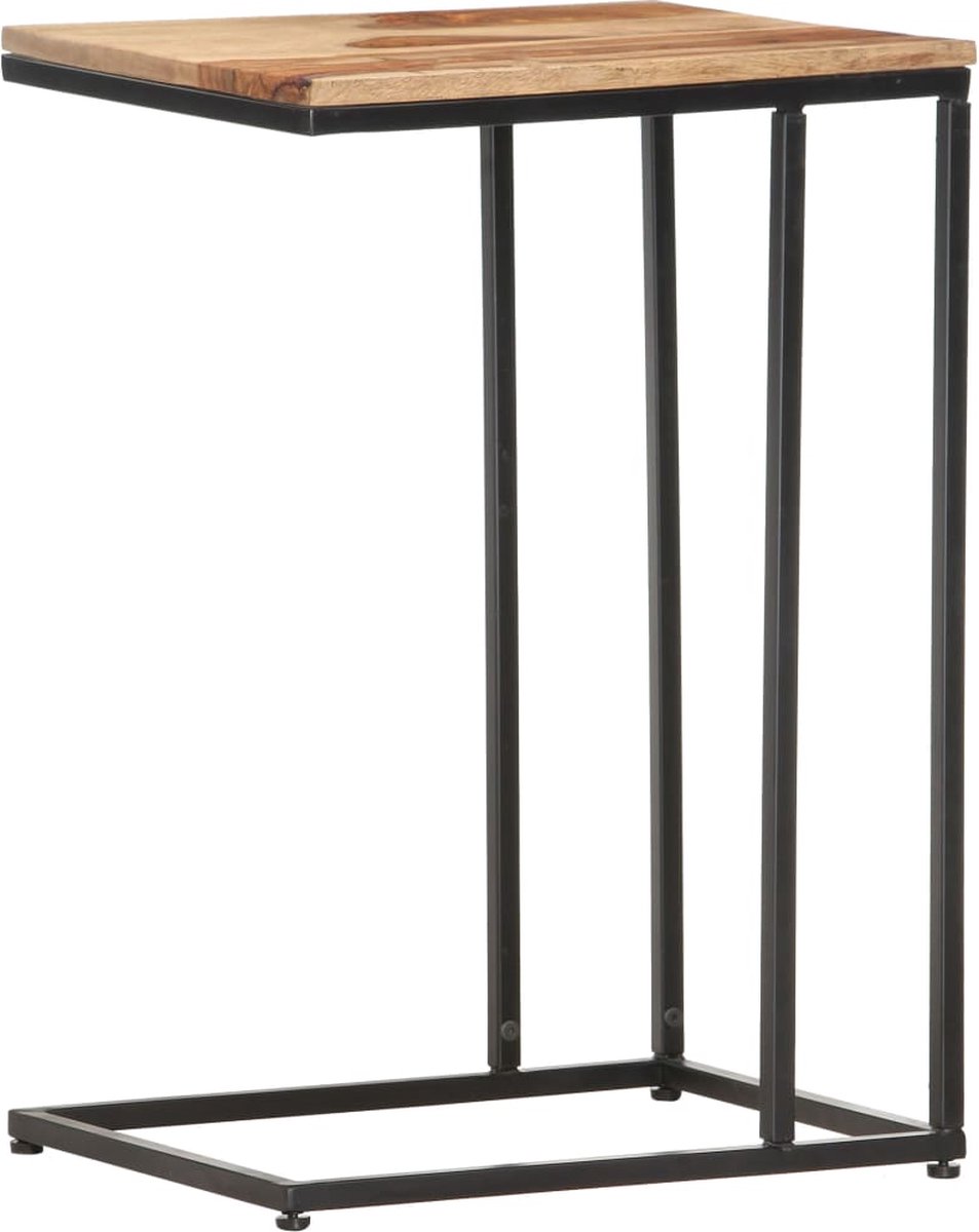 Vidaxl Bijzettafel 35x45x65 Cm Massief Sheeshamhout - Bruin
