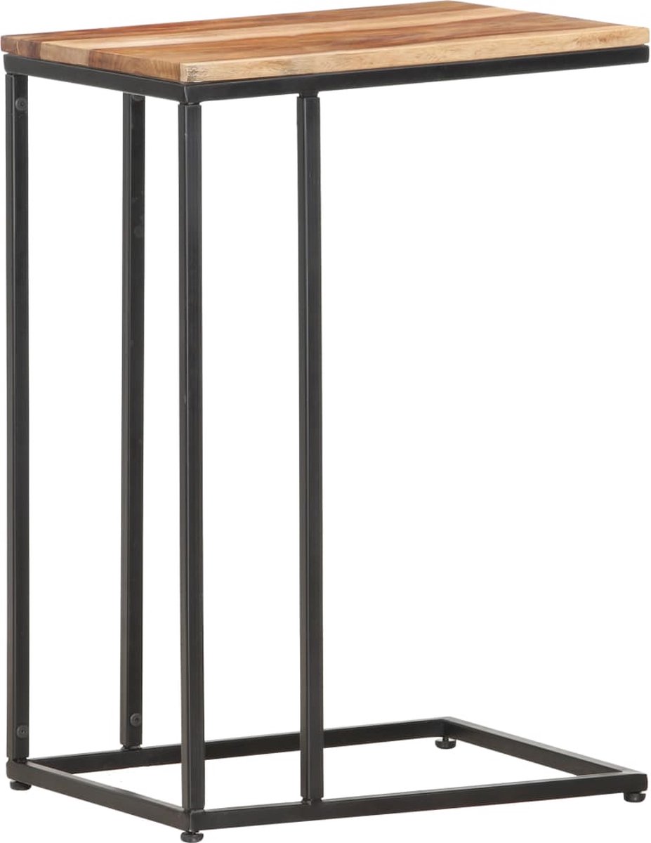 Vidaxl Bijzettafel 35x45x65 Cm Massief Sheeshamhout - Bruin