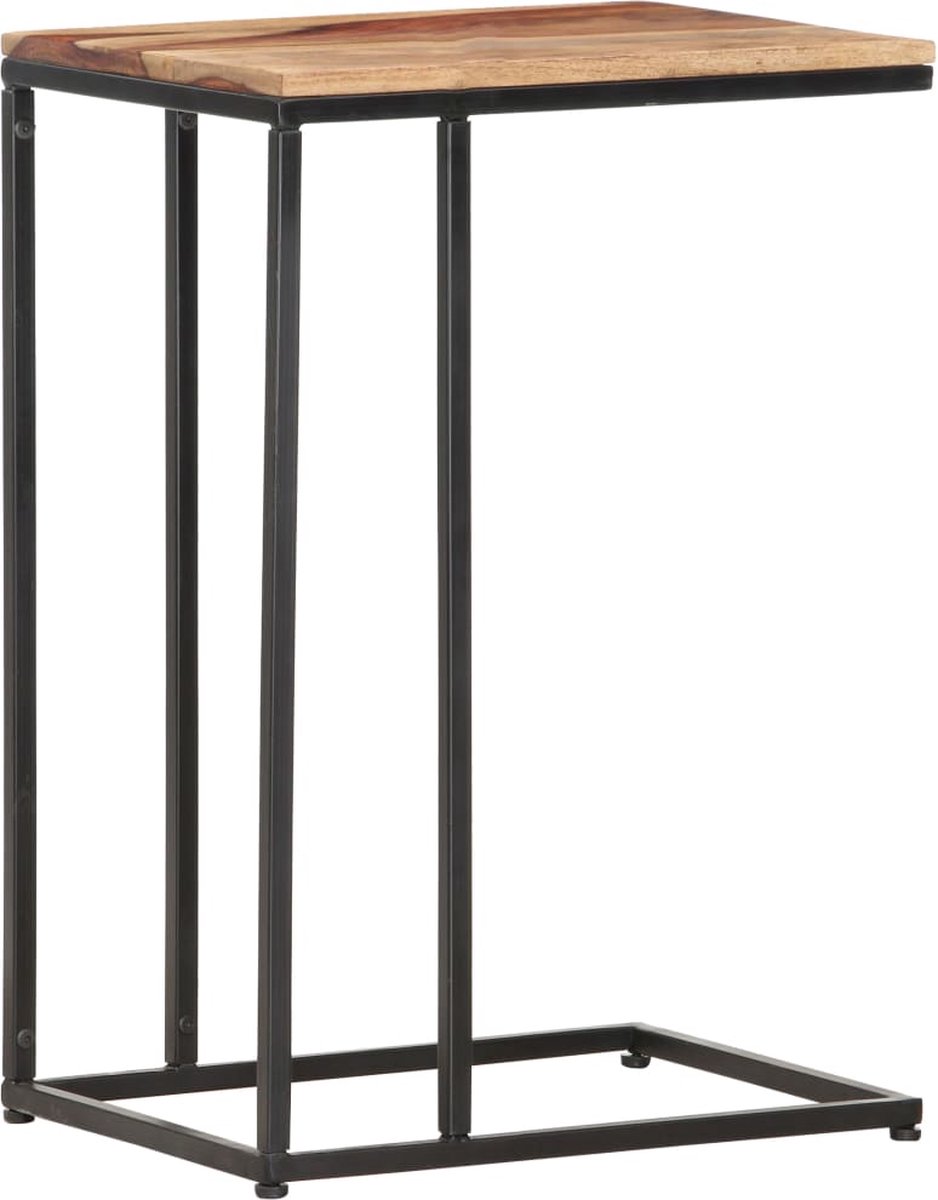 Vidaxl Bijzettafel 35x45x65 Cm Massief Sheeshamhout - Bruin