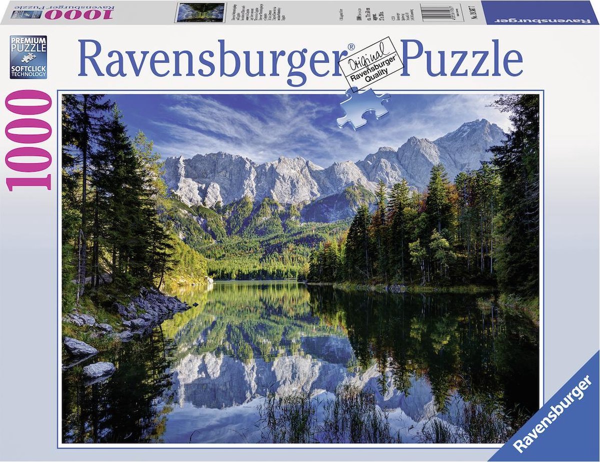 Ravensburger Puzzel Ebisee Met Wettersteingebergte En Zugspitze - 1000 Stukjes