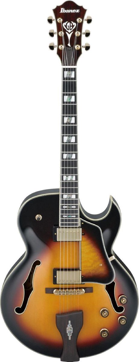 Ibanez LGB30 George Benson Signature Vintage Yellow Sunburst
