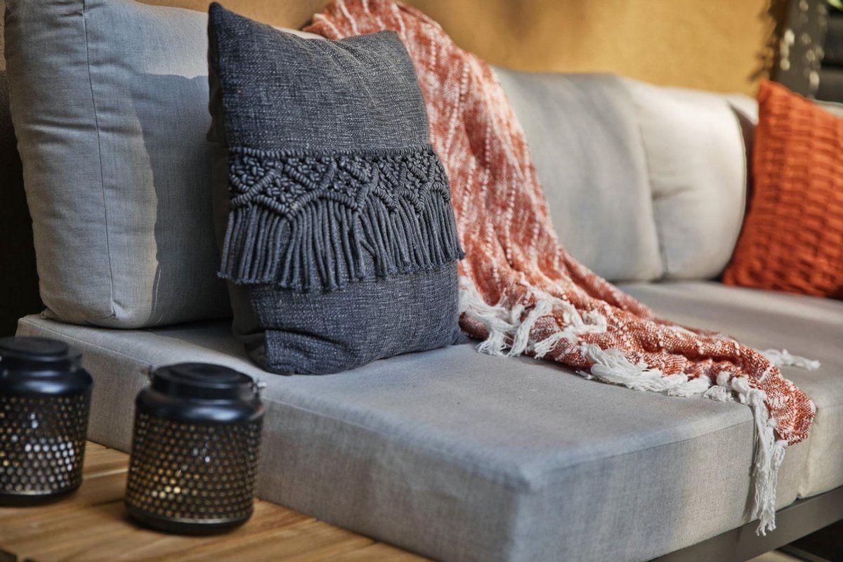 Exotan Villa All Weather Loungeset met Hoekbank - Grijs