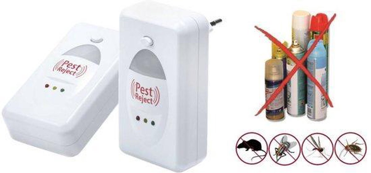 Huismerk Premium Ongedierte Verdrijver Ultrasoon - 220V