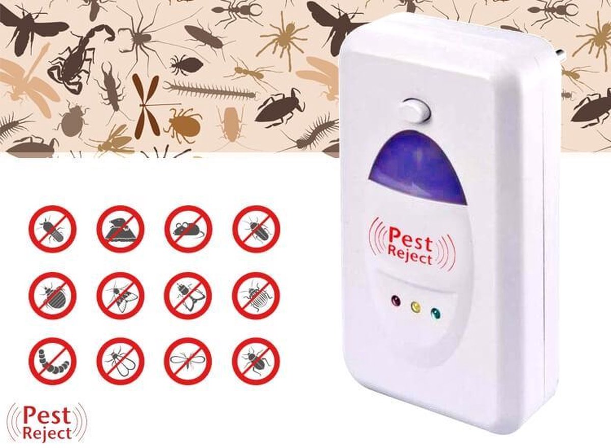 Huismerk Premium Ongedierte Verdrijver Ultrasoon - 220V