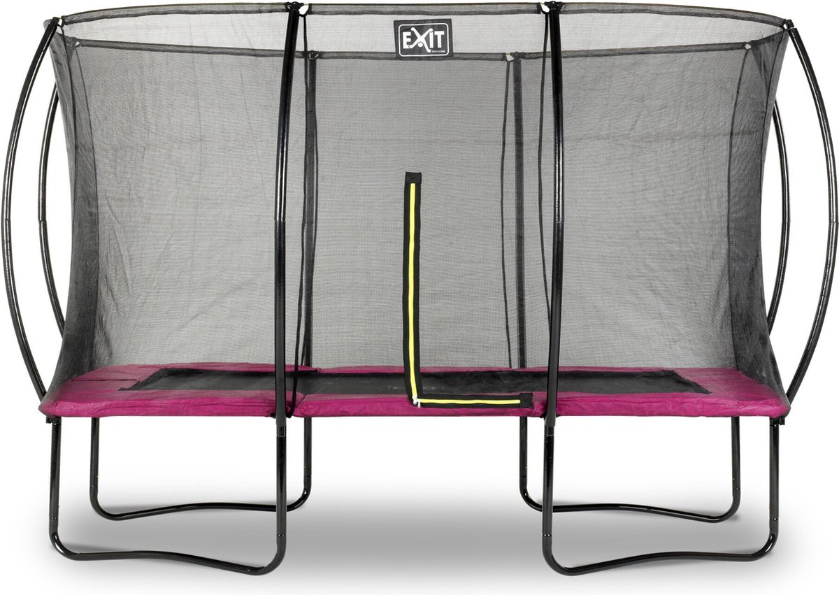 EXIT Toys Silhouette Trampoline Rechthoekig - 244 X 366 Cm - - Roze