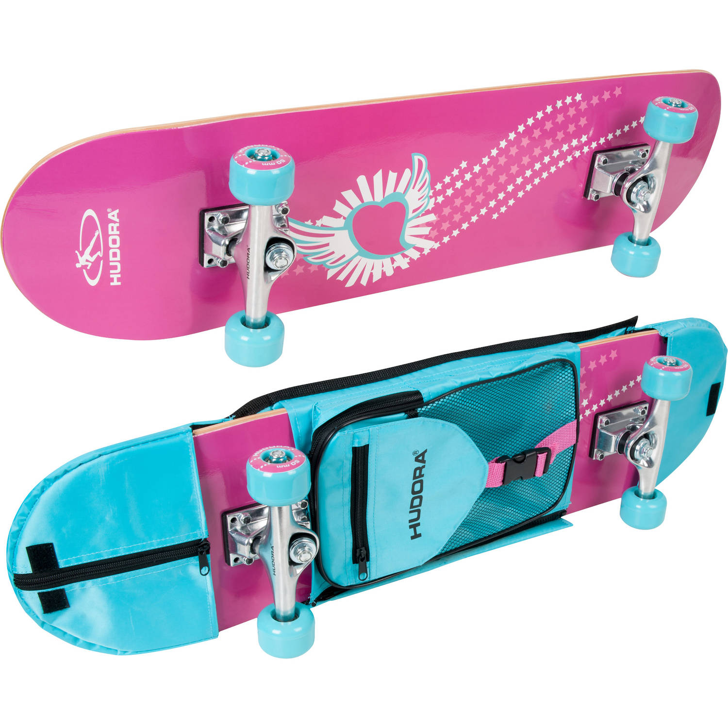 Hudora Skateboard Skate Wonders - Roze