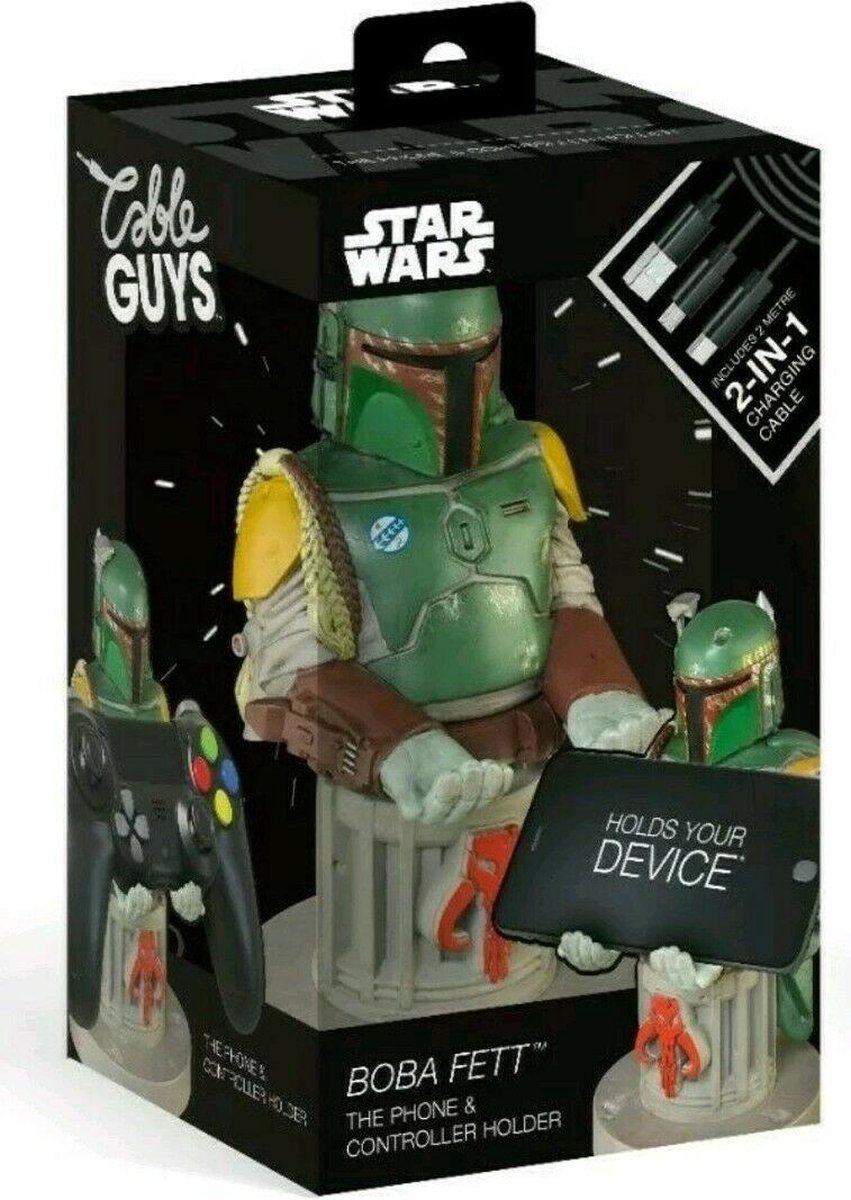 Exquisite Gaming Beeldje Guy Guy - Boba Fett - Compatibel Met Ps4-, Xbox One- En Smartphones-controllers - 20 Cm